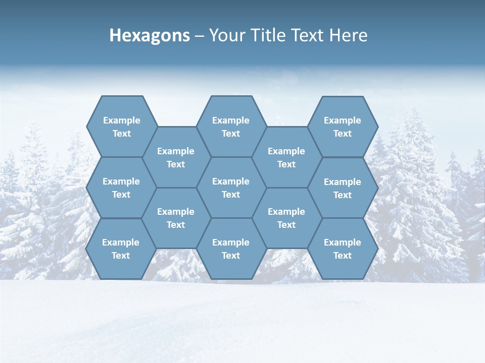 Weather Cold Tree PowerPoint Template