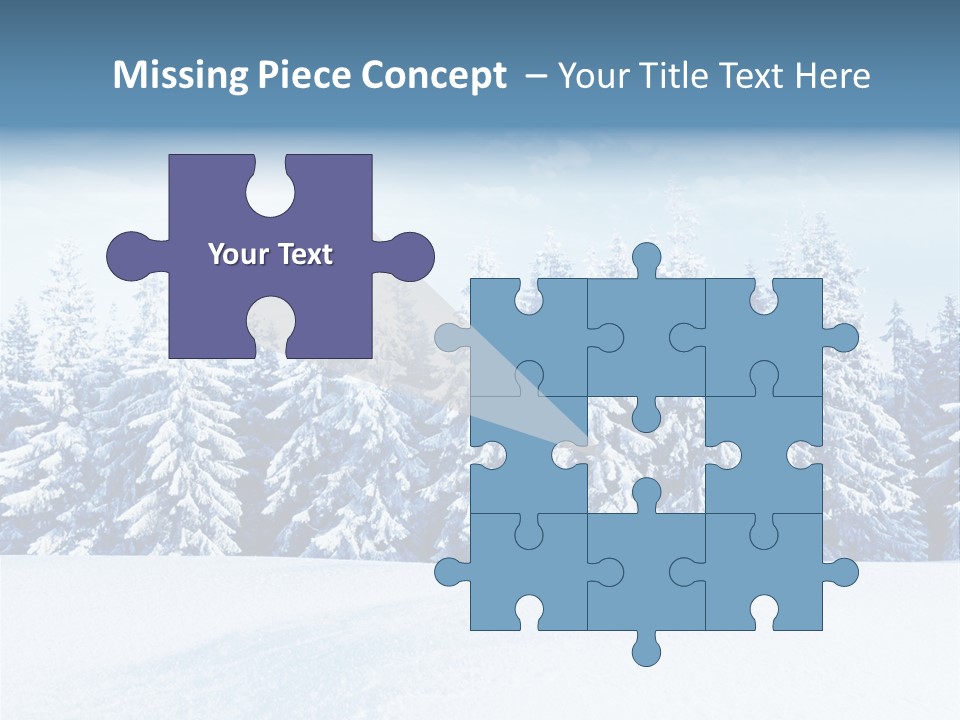 Weather Cold Tree PowerPoint Template