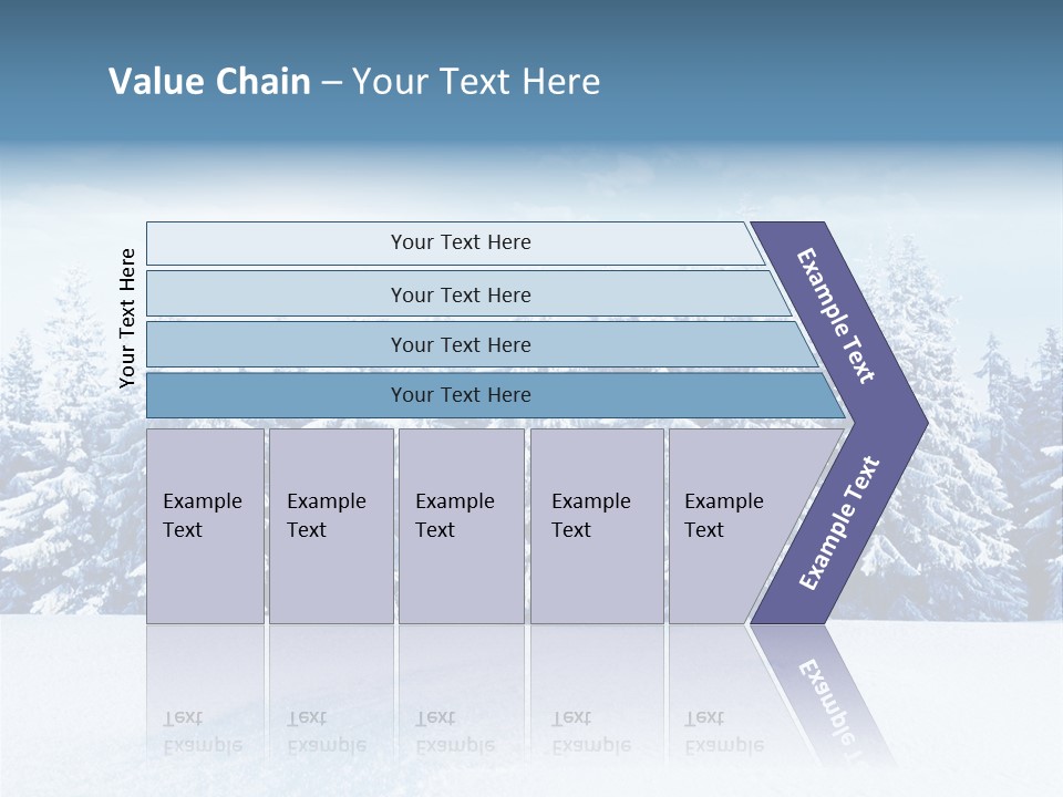 Weather Cold Tree PowerPoint Template