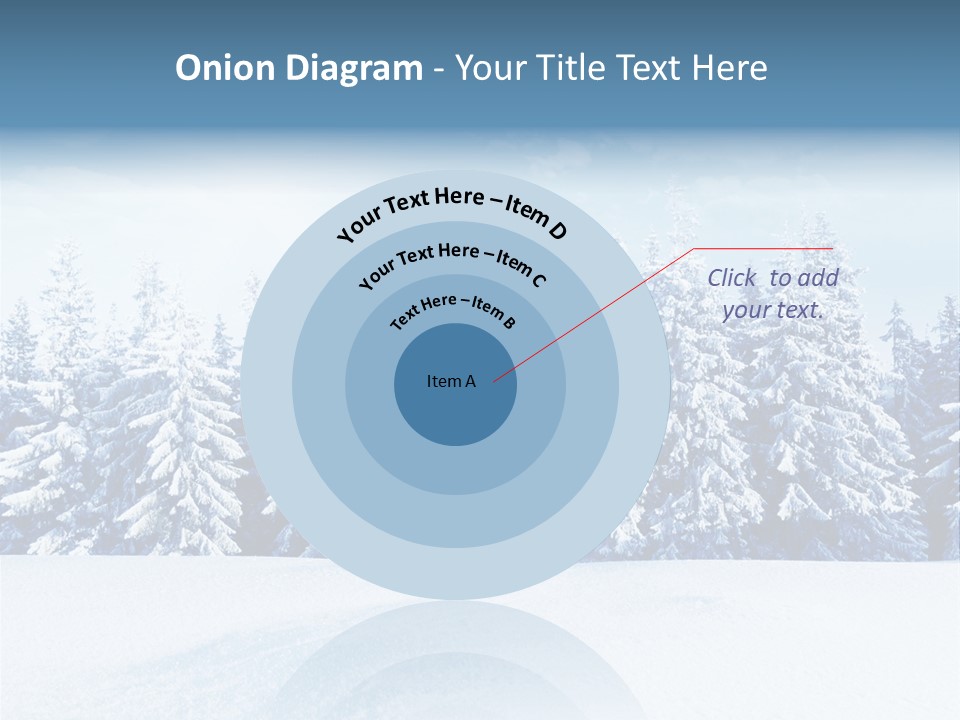 Weather Cold Tree PowerPoint Template