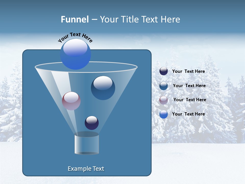 Weather Cold Tree PowerPoint Template