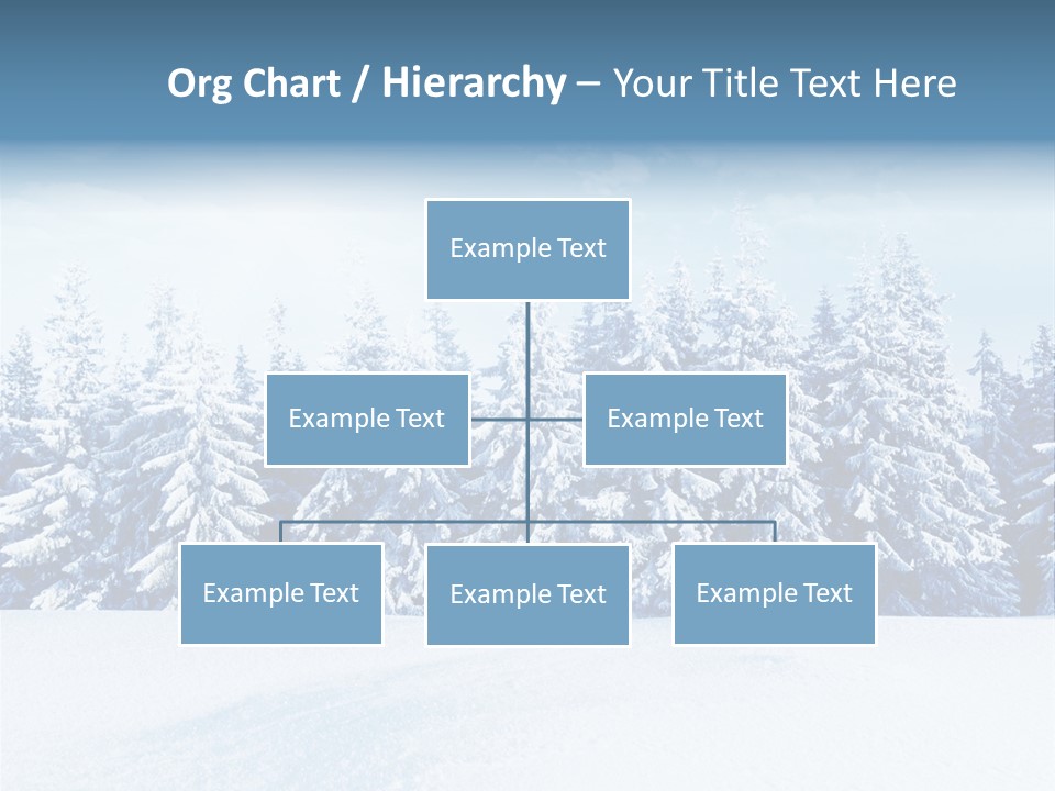 Weather Cold Tree PowerPoint Template