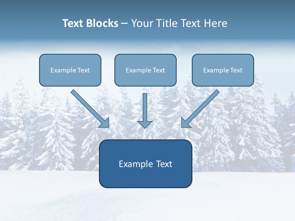 Weather Cold Tree PowerPoint Template