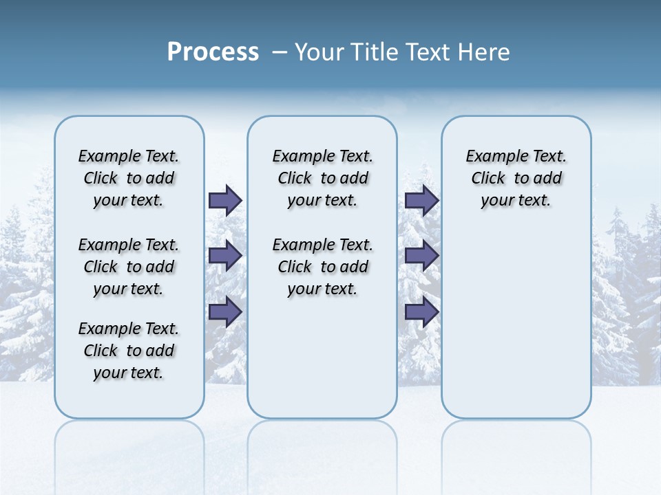 Weather Cold Tree PowerPoint Template