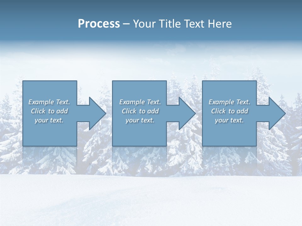 Weather Cold Tree PowerPoint Template