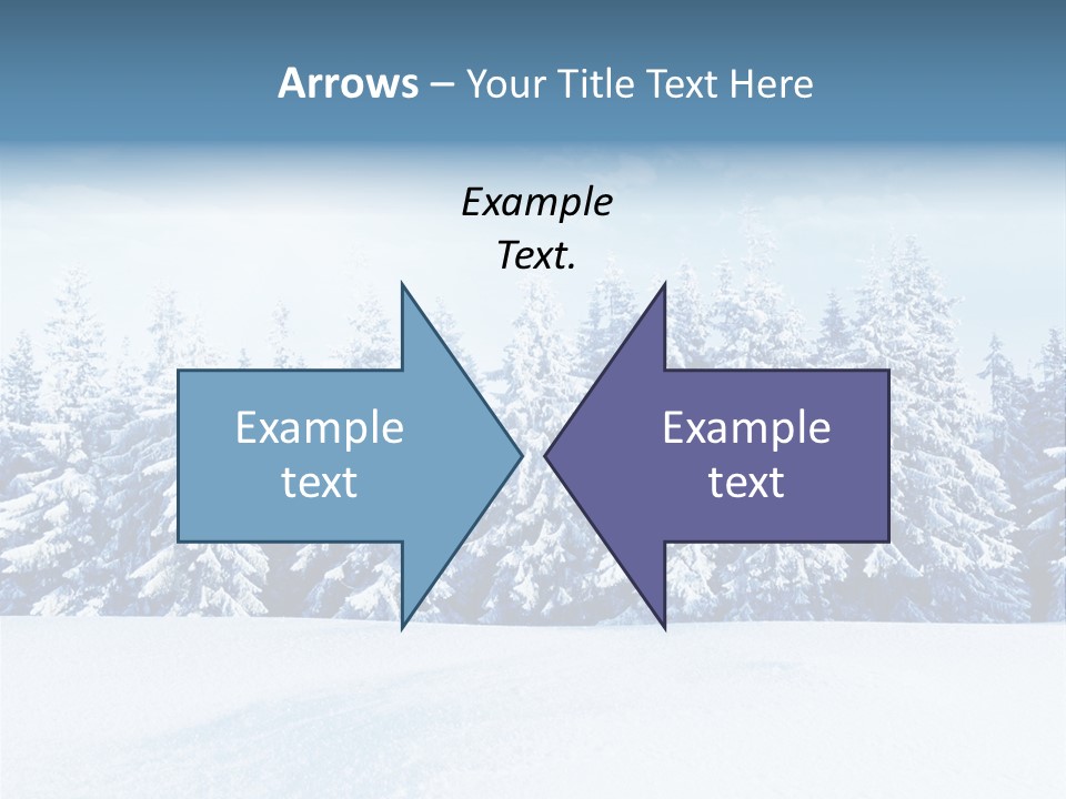 Weather Cold Tree PowerPoint Template