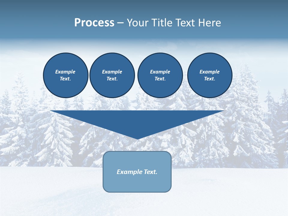 Weather Cold Tree PowerPoint Template