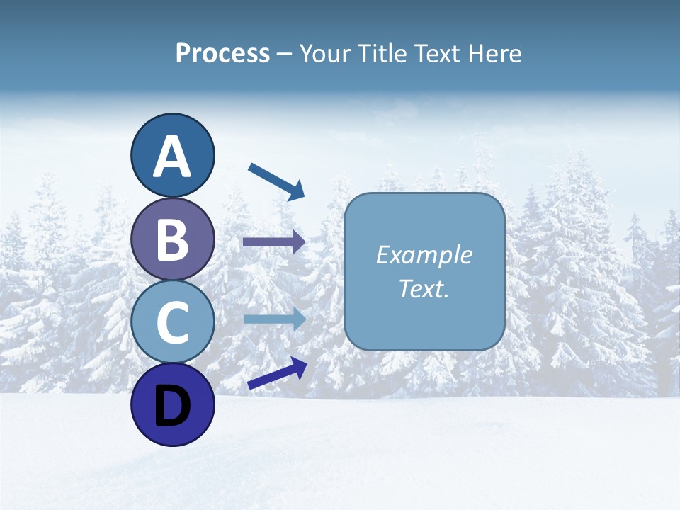 Weather Cold Tree PowerPoint Template