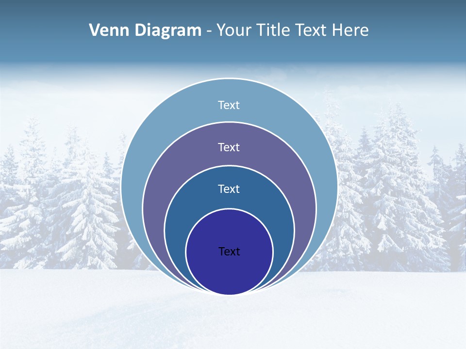 Weather Cold Tree PowerPoint Template
