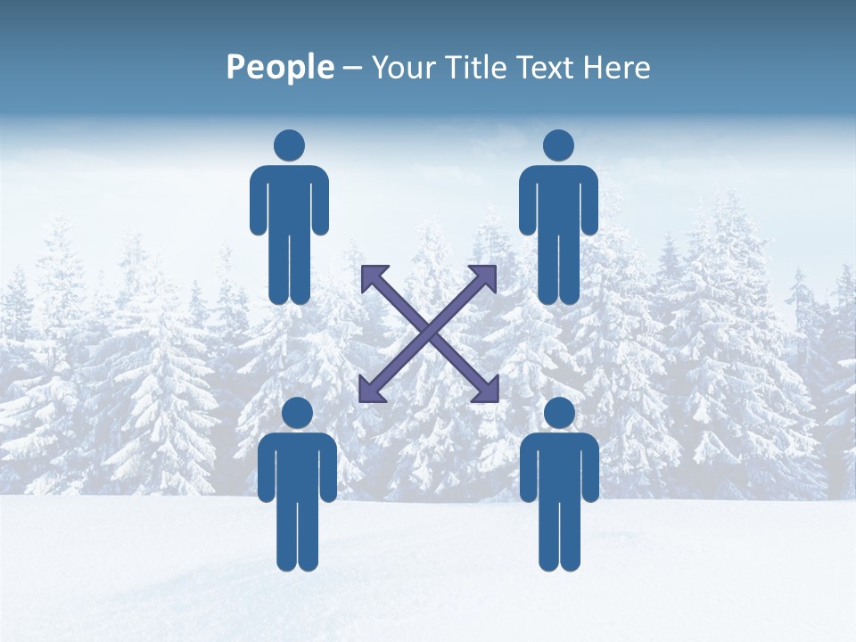 Weather Cold Tree PowerPoint Template