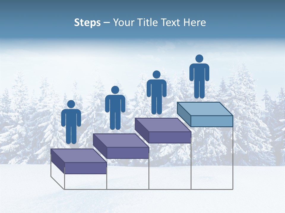 Weather Cold Tree PowerPoint Template