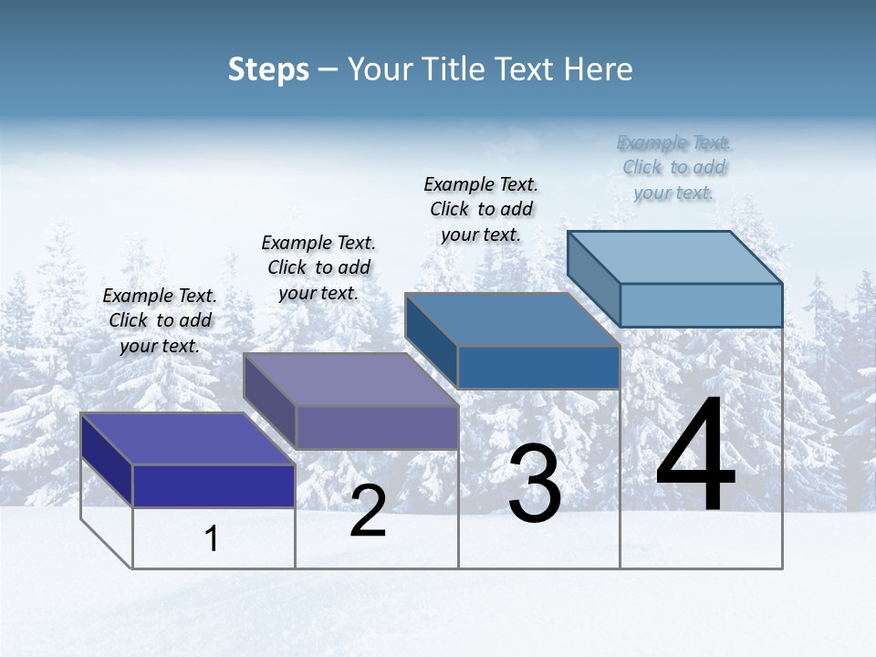 Weather Cold Tree PowerPoint Template