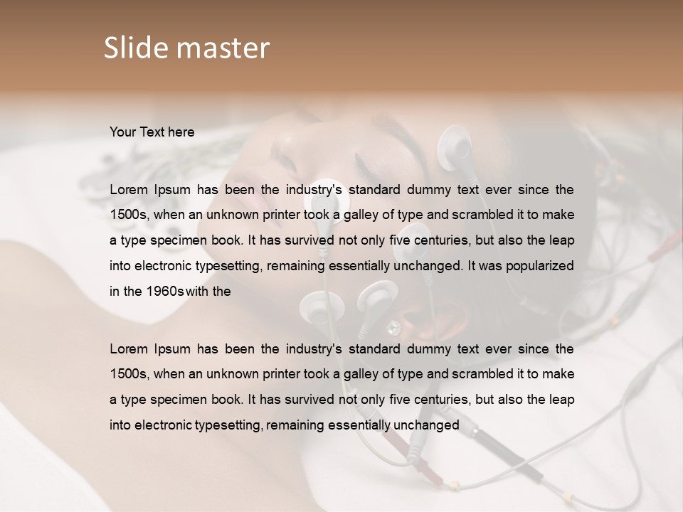 Beauty Spa Machine PowerPoint Template