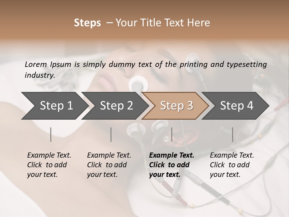 Beauty Spa Machine PowerPoint Template
