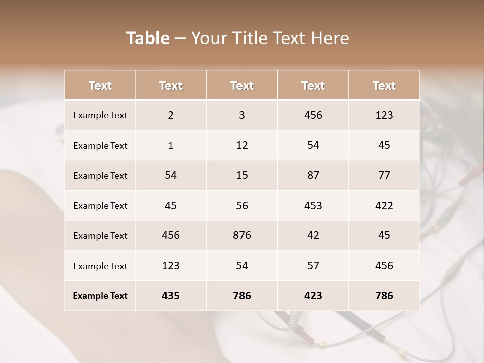 Beauty Spa Machine PowerPoint Template