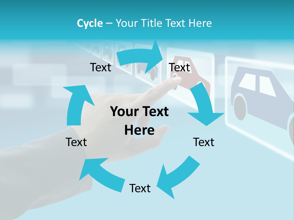 Heart Shape Care  PowerPoint Template