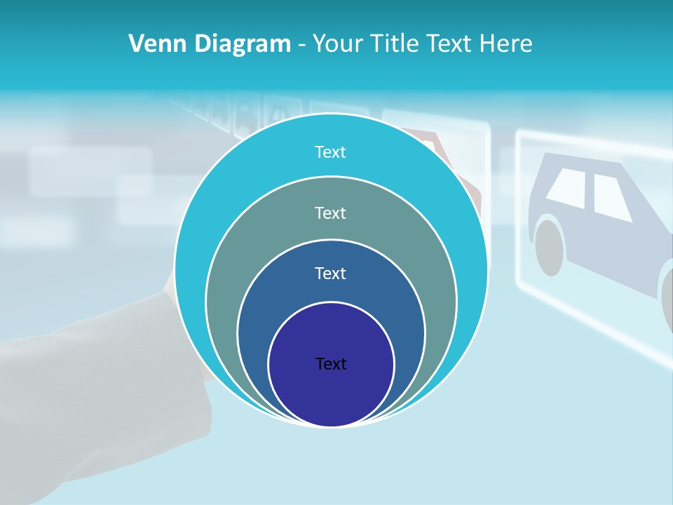 Heart Shape Care  PowerPoint Template
