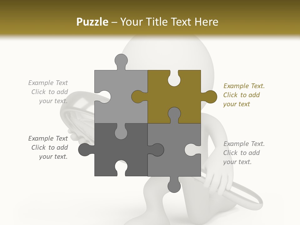 Glass Little Loupe PowerPoint Template