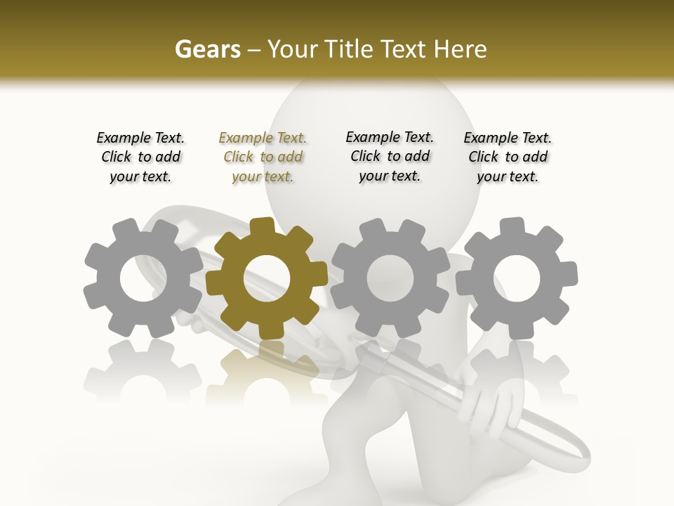 Glass Little Loupe PowerPoint Template