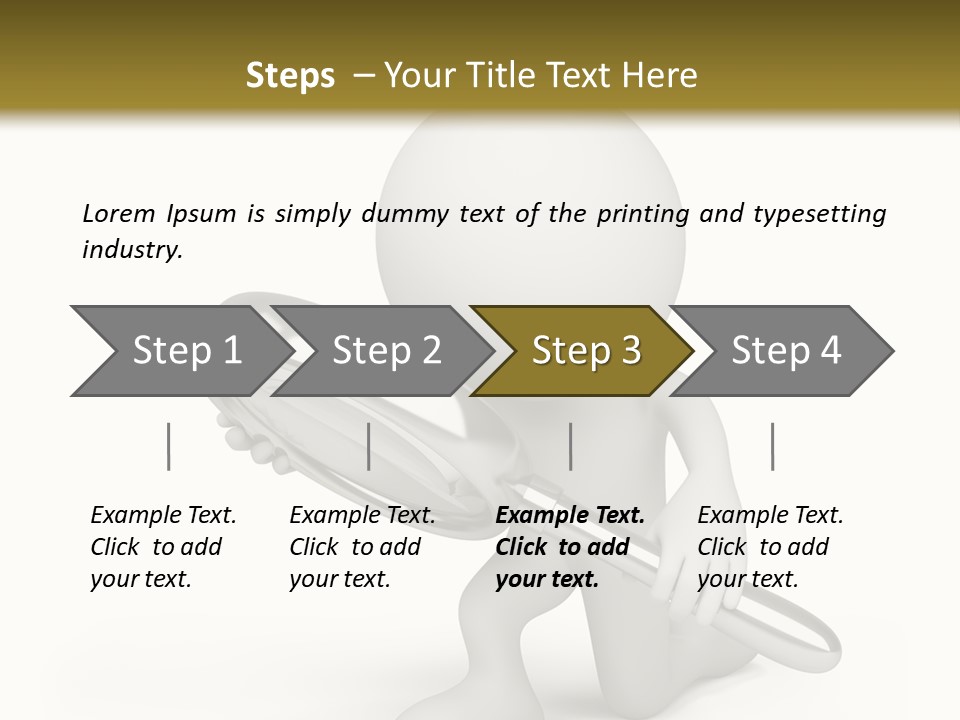 Glass Little Loupe PowerPoint Template