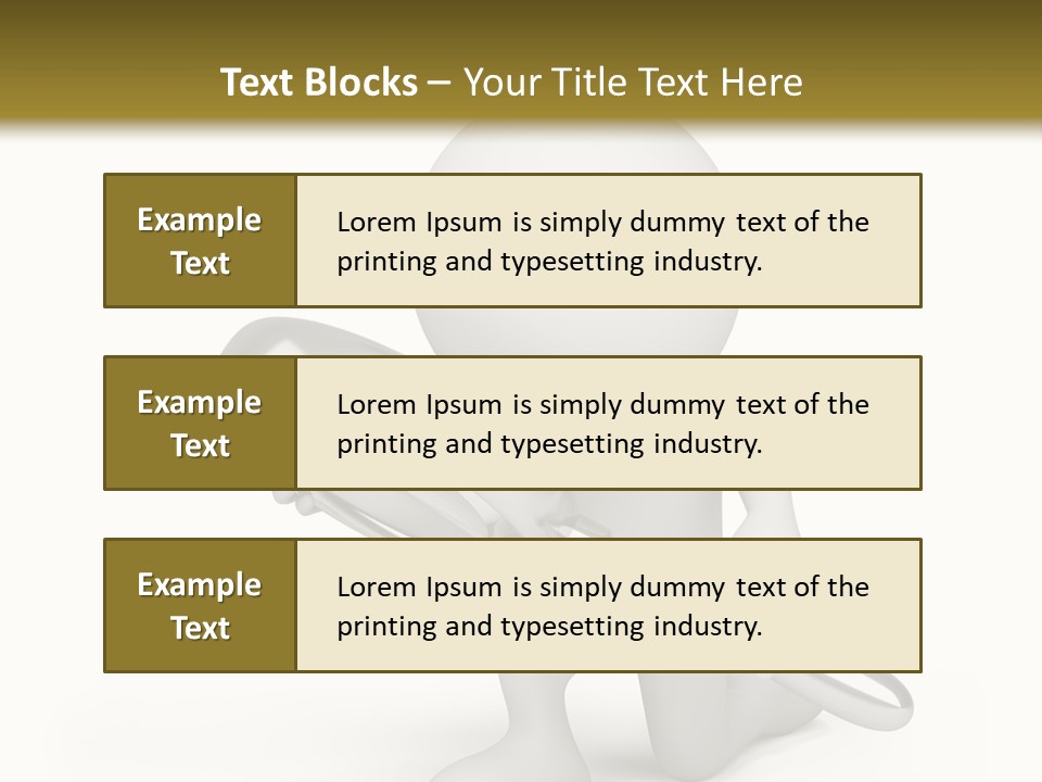 Glass Little Loupe PowerPoint Template