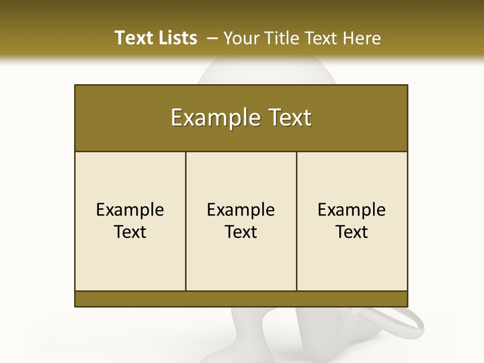 Glass Little Loupe PowerPoint Template