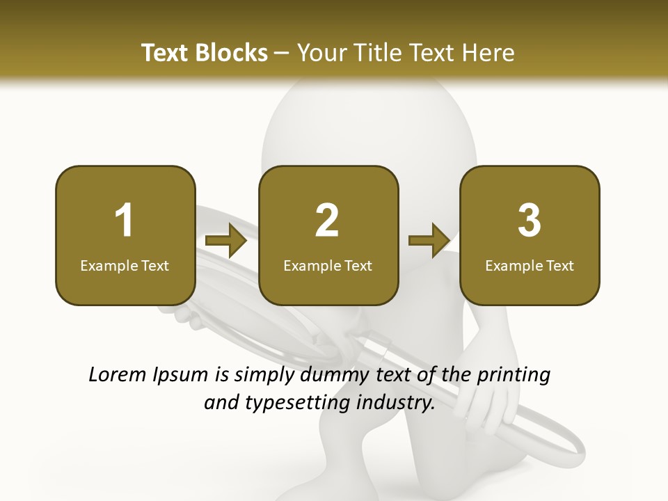 Glass Little Loupe PowerPoint Template