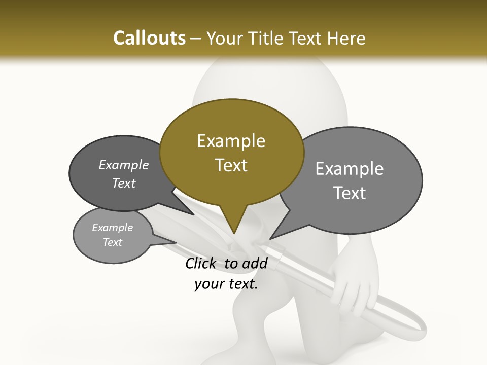Glass Little Loupe PowerPoint Template