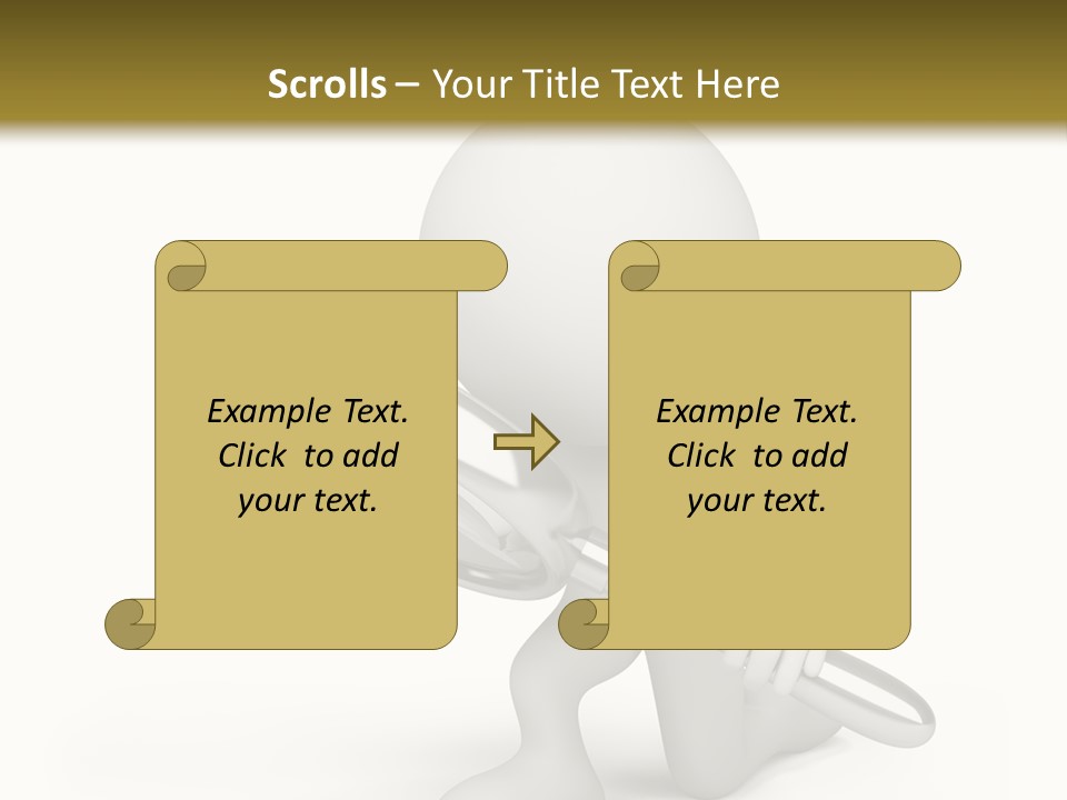 Glass Little Loupe PowerPoint Template