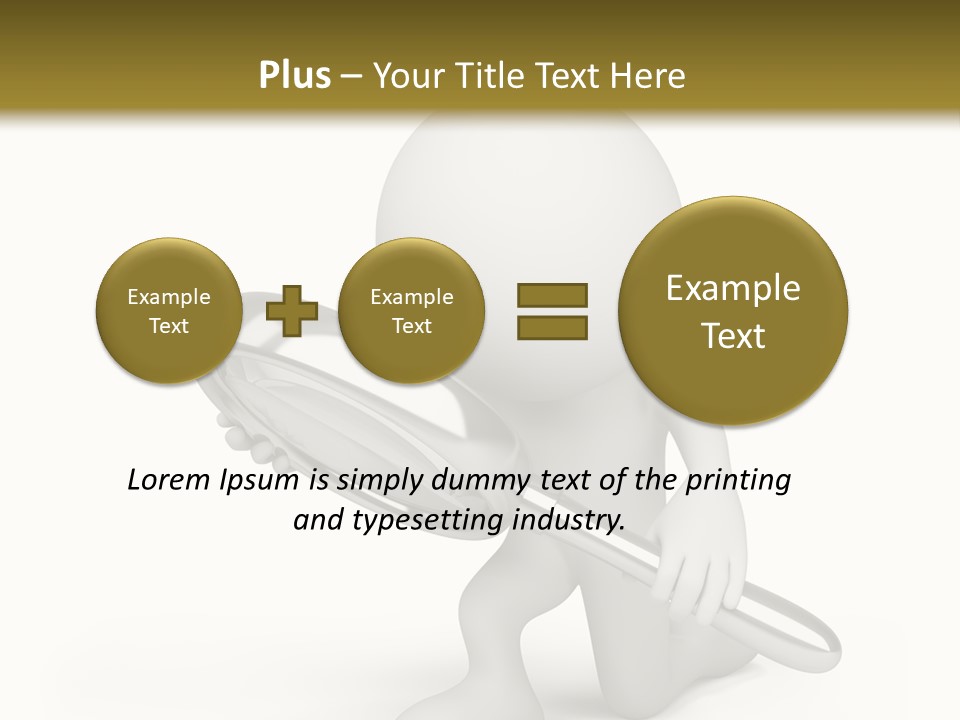 Glass Little Loupe PowerPoint Template