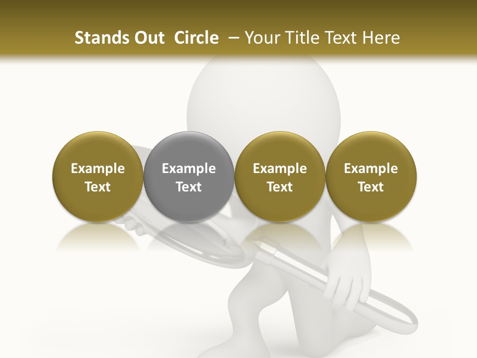 Glass Little Loupe PowerPoint Template