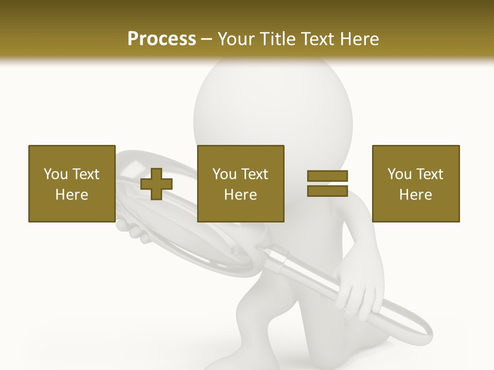 Glass Little Loupe PowerPoint Template
