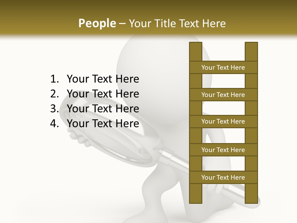Glass Little Loupe PowerPoint Template