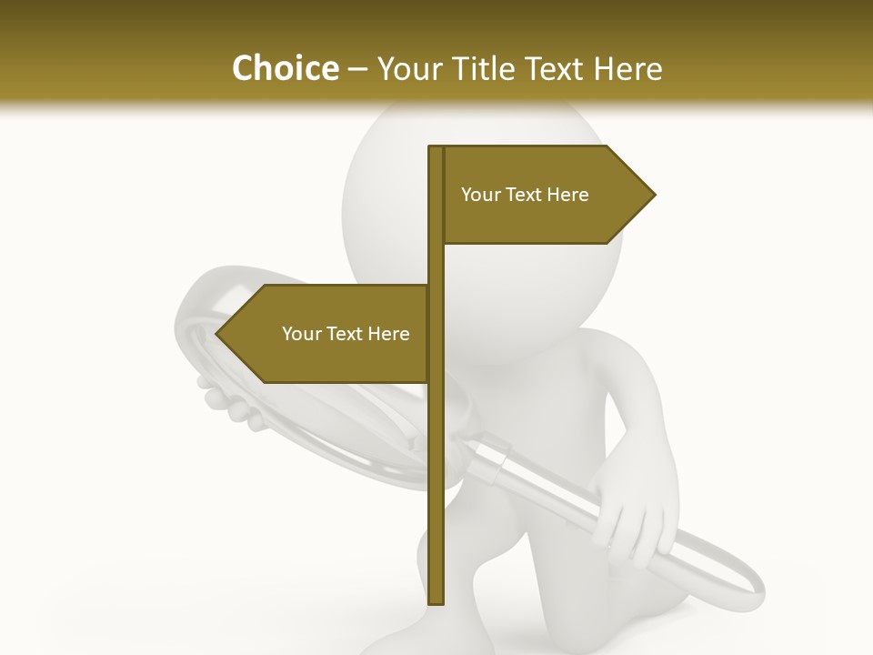 Glass Little Loupe PowerPoint Template