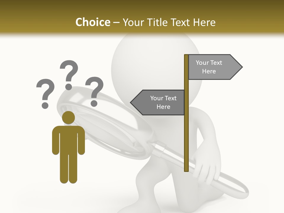 Glass Little Loupe PowerPoint Template