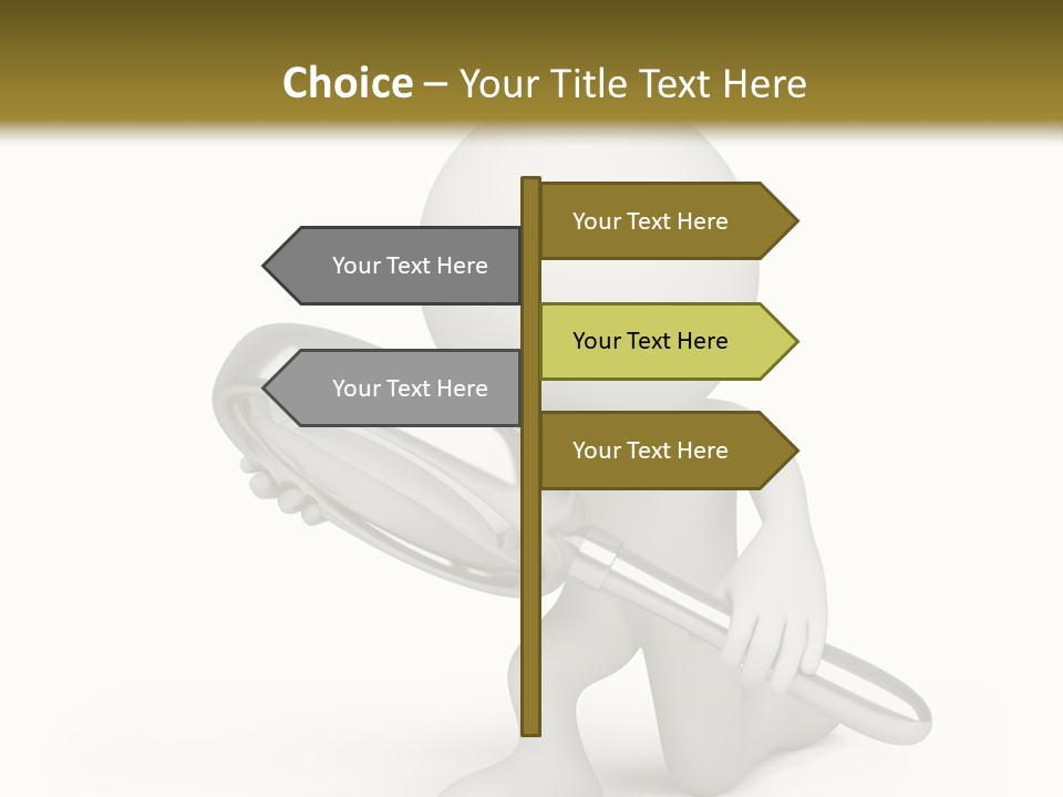 Glass Little Loupe PowerPoint Template