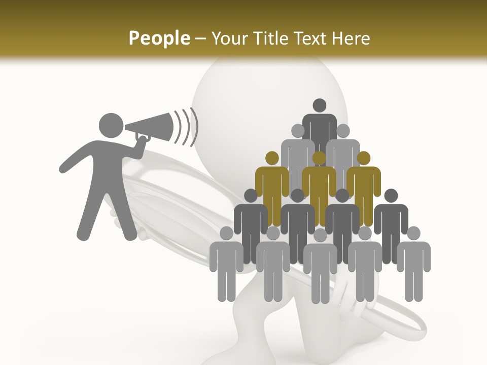 Glass Little Loupe PowerPoint Template