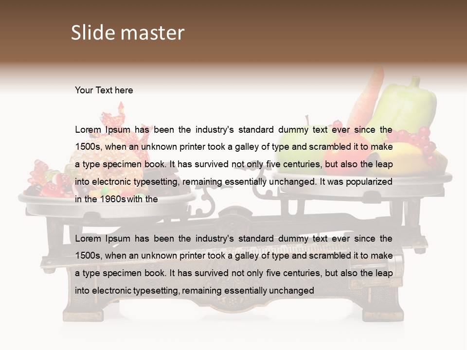 Carrot Jelly Gummy PowerPoint Template