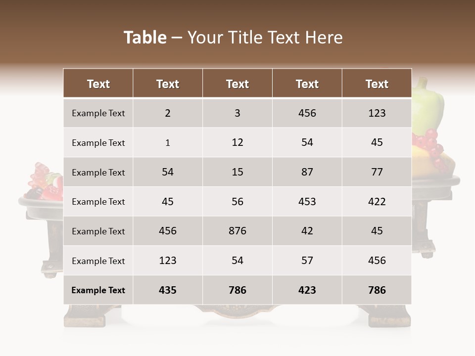 Carrot Jelly Gummy PowerPoint Template