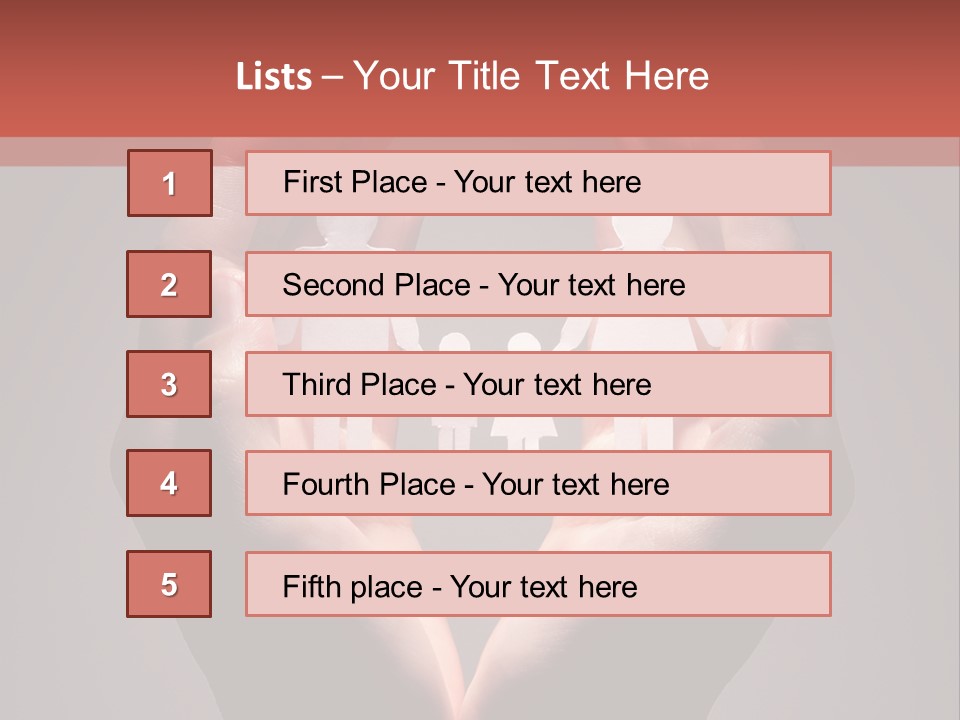 Love Shade Achievement PowerPoint Template