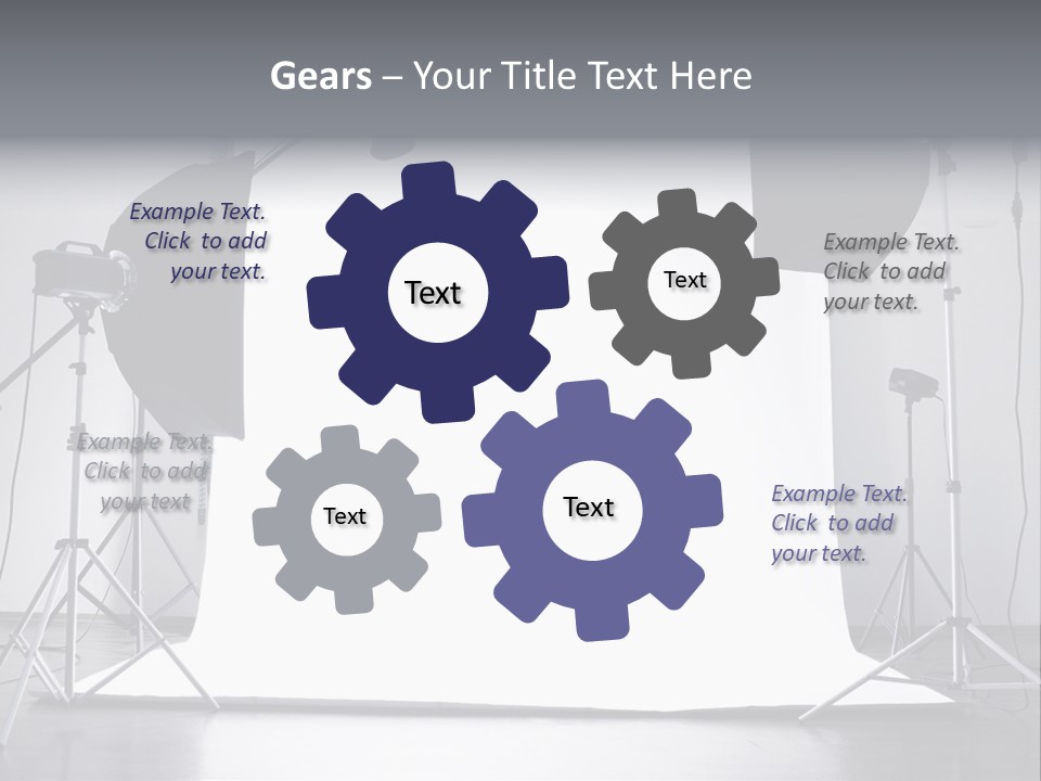 Photographing Professional Photograph PowerPoint Template