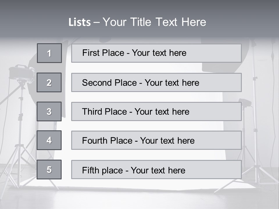 Photographing Professional Photograph PowerPoint Template