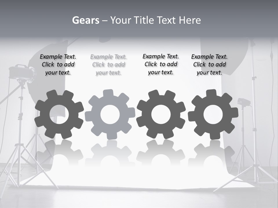 Photographing Professional Photograph PowerPoint Template