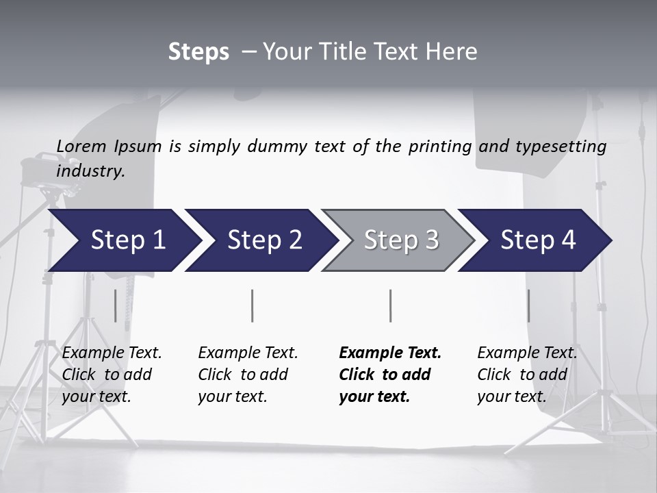 Photographing Professional Photograph PowerPoint Template