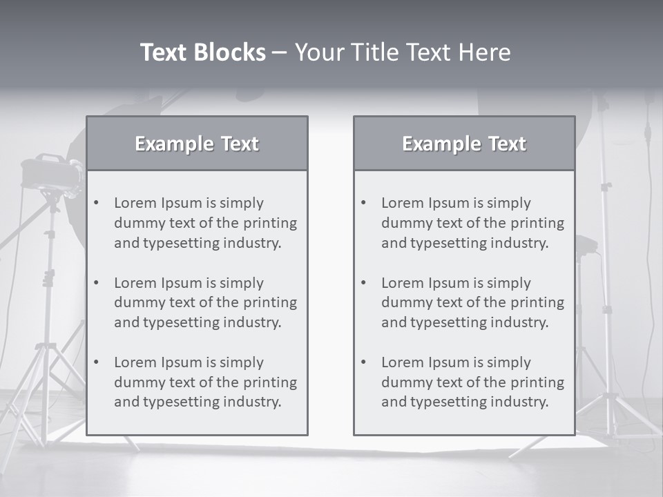 Photographing Professional Photograph PowerPoint Template