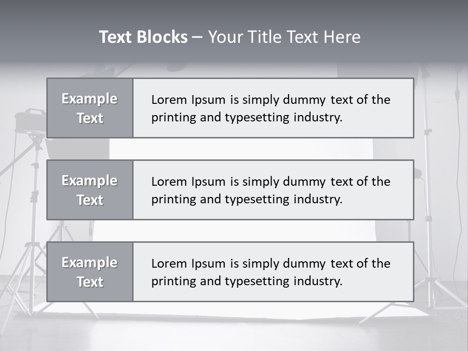 Photographing Professional Photograph PowerPoint Template