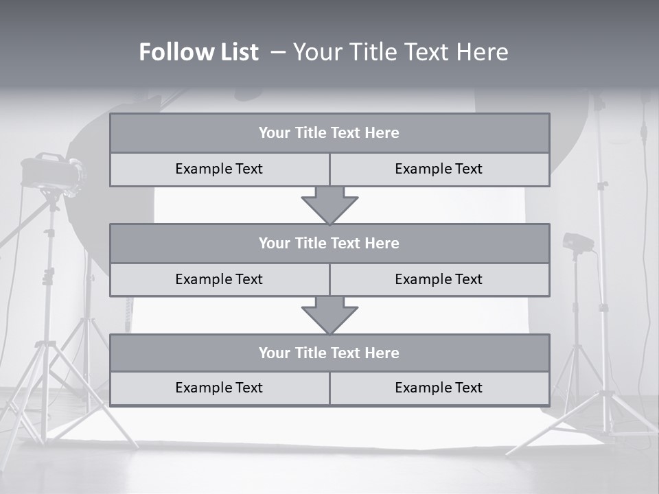 Photographing Professional Photograph PowerPoint Template