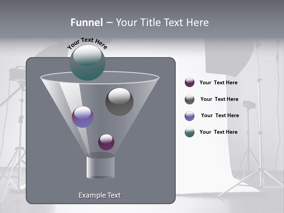 Photographing Professional Photograph PowerPoint Template