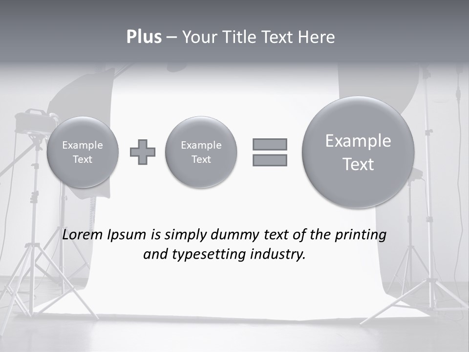 Photographing Professional Photograph PowerPoint Template