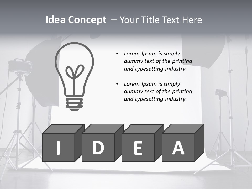 Photographing Professional Photograph PowerPoint Template